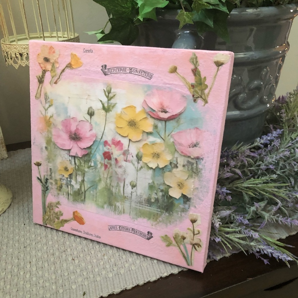 Canvas crafted item